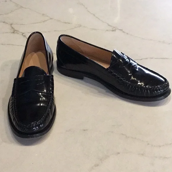 J. Crew Black Penny Loafers - Picture 2 of 13